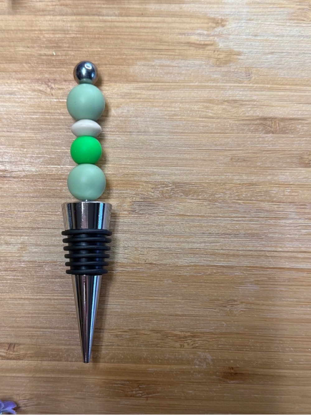 Green Wine Stopper